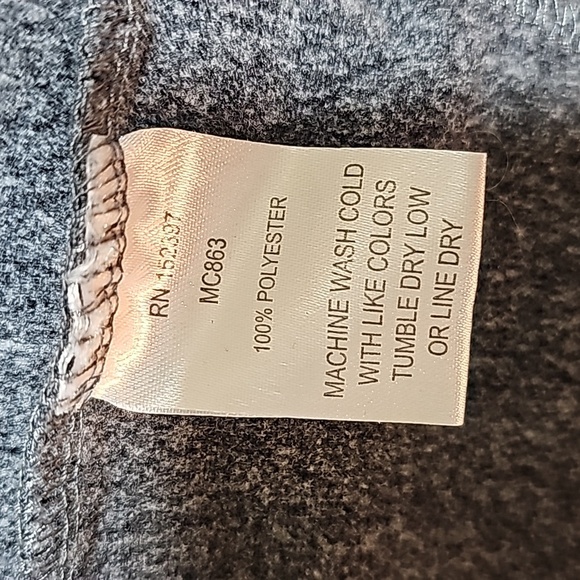 McDonald’s Gray Full Zip Uniform Jacket Work Coat Crew Employee Size XS - Picture 10 of 13